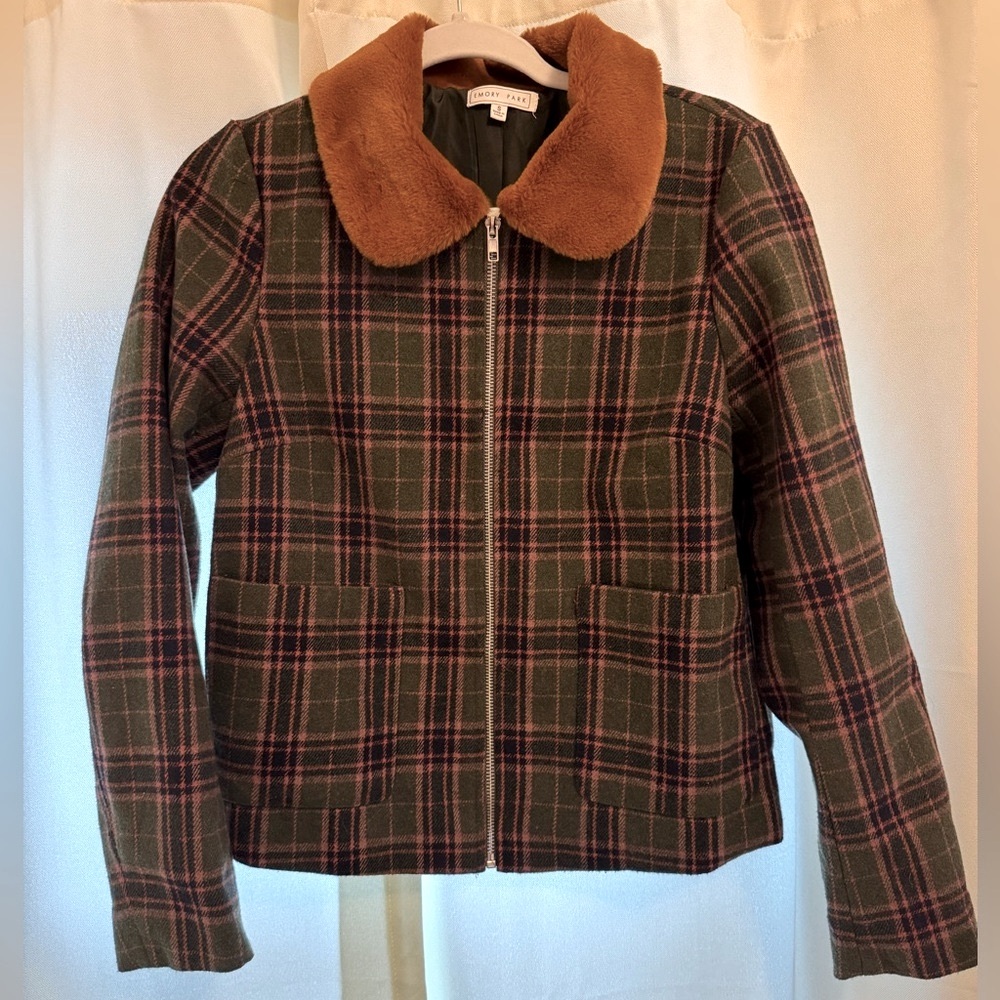 plaid jacket